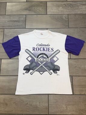 Vintage 1994 Colorado Rockies MLB Tee Made in USA